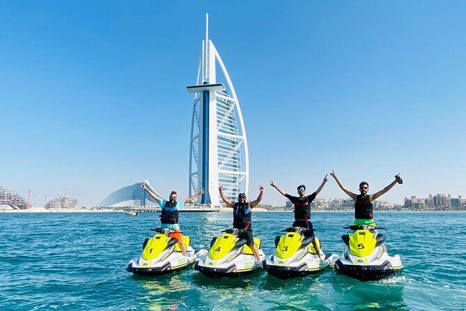 Jetski Dubai: 60Min Burj Al Arab & Atlantis the Palm - Price and value: $136.76 for one hour with equipment included