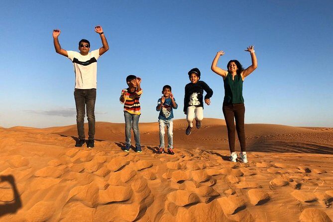 Kids Friendly Desert Safari or Kids Friendly Desert Tours - Lahbab and camp time: dinner, snacks, and kid-friendly fun
