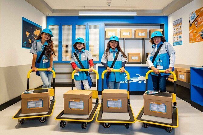 Kidzania- Dubai Mall - Admission ticket - The bank-card money system: what kids actually do