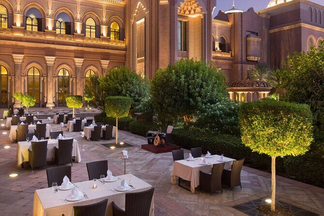 Lebanese Terrace and Emirates Palace with Transfer and Lunch - Lebanese Terrace at Emirates Palace: what you’re actually paying for