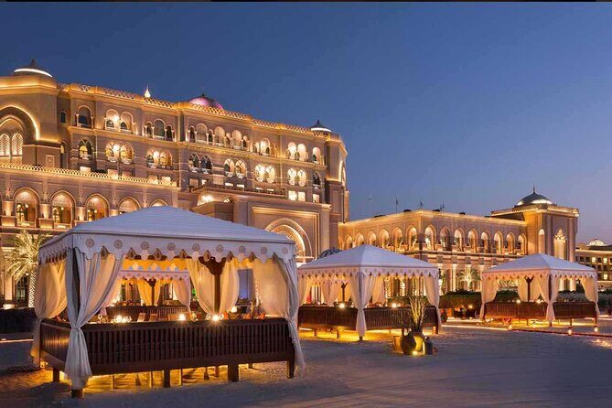 Lebanese Terrace and Emirates Palace with Transfer and Lunch - The Lebanese Terrace lunch: mezze, grilled dishes, beverages, and dessert