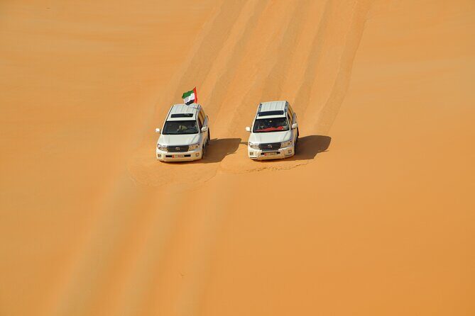 Liwa Over Night Safari - Day 1 Highlights: Liwa Oasis, Camel Farm, and Camp Setup