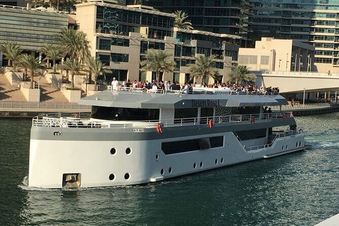 Luxury 7 Star Mega Yacht Dinner Cruise With international Buffet - Getting on board: Marina Mall location and timing that matters
