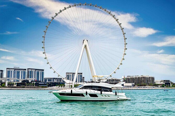 Luxury cruise on The Pearl 48ft to Atlantis & Burj Al Arab. - Key highlights you’ll feel on the water