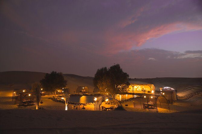 Luxury Desert Safari with Michelin-Curated Fine Dining Experience - Camel ride to the lantern-lit dinner cabana