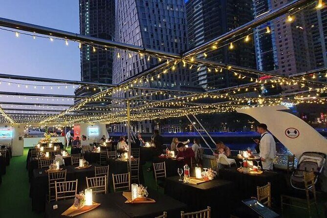 Luxury Dhow Cruise Dubai: Skyline Views & Fine Dining Experience - Live entertainment: Arabic dance plus lounge music