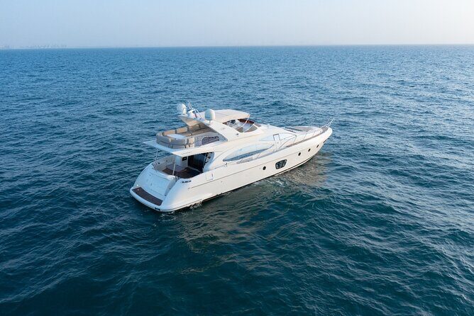Luxury Yacht Private Rental from Dubai Marina - What’s included onboard: soft drinks, water, ice (and the food plan)