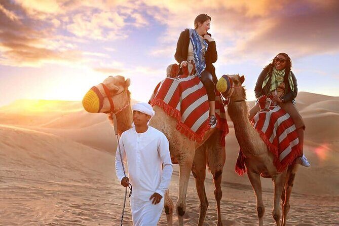 Magical Morning Desert Safari in 4x4 Private Vehicle &Camel Ride - 45 minutes of dune bashing: the moment people remember