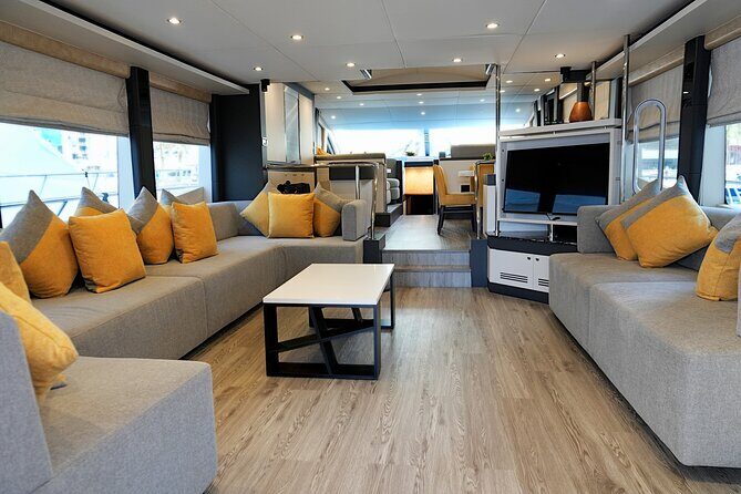 Majesty 77ft Diamond Dust — Dubai's best yacht rental - Crew you can actually rely on: Captain Kumar, Grace, and Rakesh/Rajesh