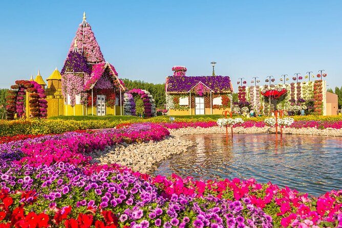 Miracle Garden and Global Village Dubai with transfers - Miracle Garden Flower Sculptures in About an Hour