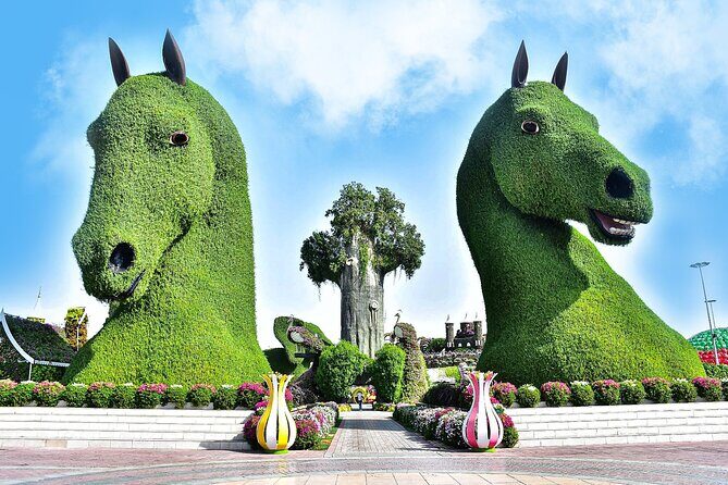 Miracle Garden and Global Village Entrance Ticket - Miracle Garden Entrance: 150+ Million Flowers and Themed Photo Zones