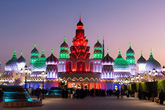 Miracle Garden and Global Village with Hotel Transfer - Global Village: 90+ Countries, Shows, and Food Under One Ticket