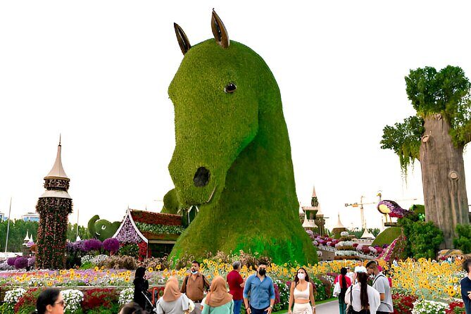 Miracle Garden and Global Village with Hotel Transfer - What You Pay: $41.87 for Two Tickets, Water, and Transport Value