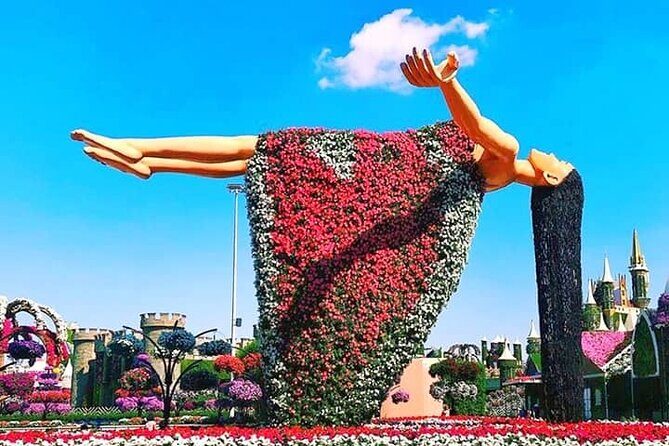 Miracle Garden And Global Village With Optional Transport - Miracle Garden: Guinness florals, Disney-style topiary, and photo stops