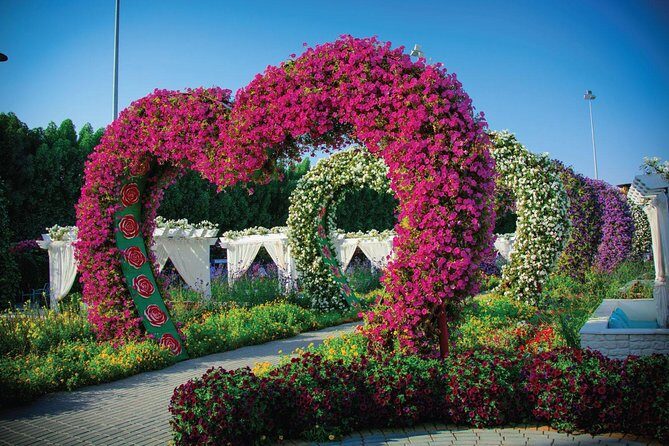 Miracle Garden: Dubai Flora and Fauna 4-Hour Tour - Miracle Garden’s 45 million blooms and 3D flower art