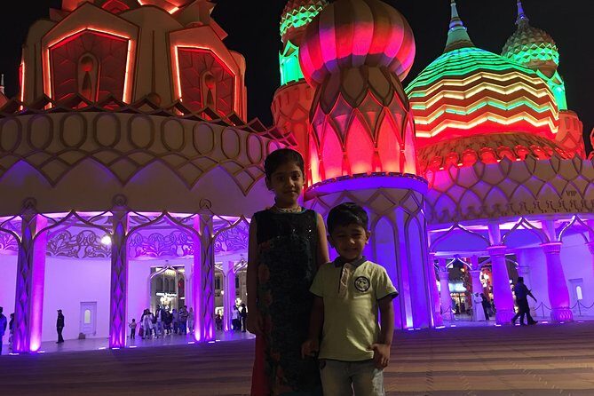 Miracle Garden & Global Village with Tickets & Transfers - Global Village: Pavilions, Food Courts, and the Seasonal Fireworks Window