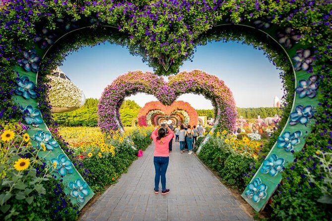 Miracle Garden Tour with Entry Tickets & Transfers - Miracle Garden in Dubai: flowers, shapes, and desert-scale wonder