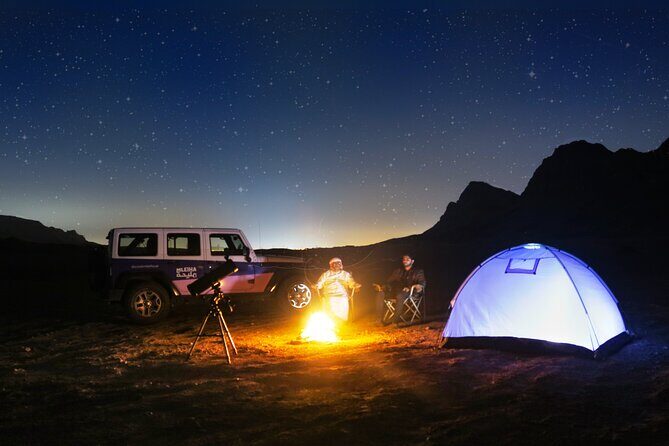 Mleiha Dubai Desert Safari with Stargazing and Dinner - Dinner at Mleiha Cafe: filling, camp-style, and part of the vibe