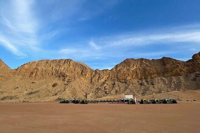 Mleiha Overnight Camp- Panoramic Lounge - Food and Drinks: BBQ Menu 1 plus Sweet Finale