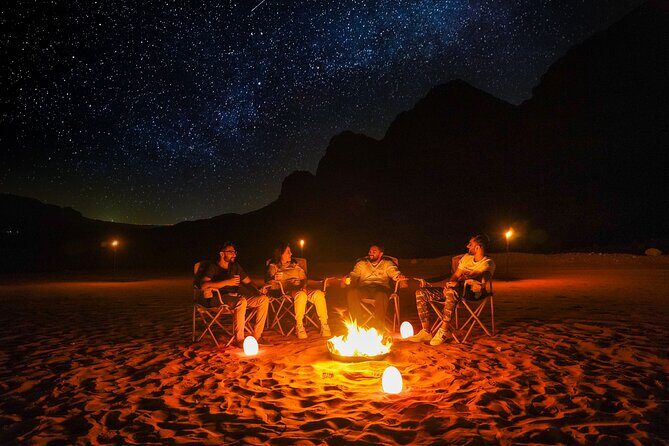 Mleiha Panoramic Lounge - Off-road desert time and the majlis setup with karak and gahwa
