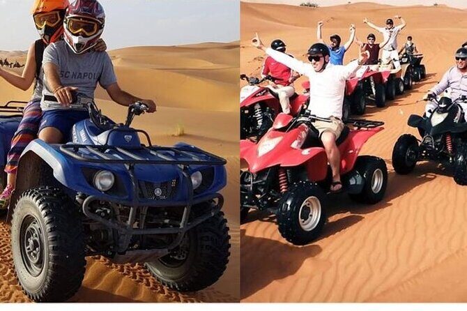 Morning Desert Safari, 25 Minutes ATV with 20 minutes Camel Ride - Dune Bashing in Lahbab: The 35–45 Minute Adrenaline Fix