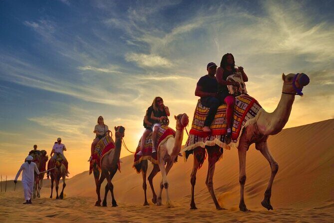 Morning Desert Safari Dubai Tour with Camel Ride and Breakfast - Camp Time: Breakfast Plus Performances (Tanoura, Belly Dance, Fire Shows)