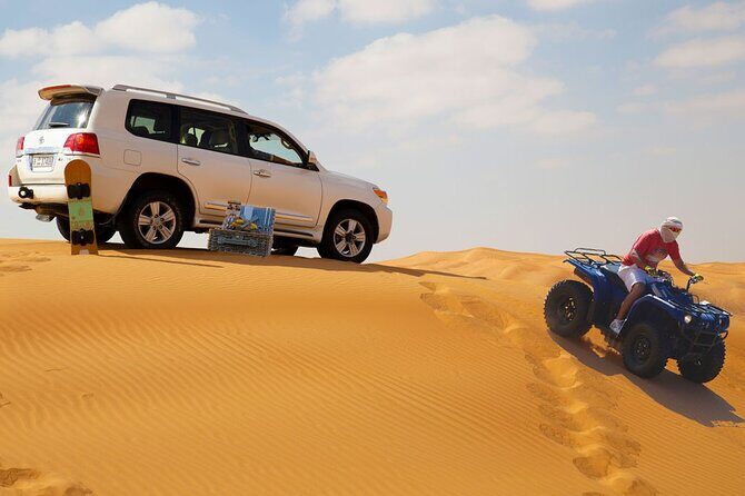 Morning Desert Safari Dubai:Red Dunes Desert,Camel Ride,Sand Boarding (Private) - Pickup, transport, and what the vehicle experience is really like