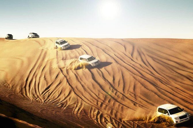 Morning Desert Safari With 20-Minutes Camel Ride - Sandboarding and the edge-of-desert photo stop