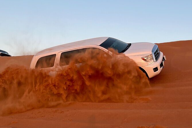 "Morning Desert Safari with Camel Farm visits & Arabic Treats" - Red dune bashing: the adrenaline part, kept simple