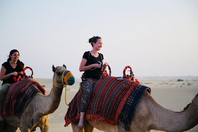 Morning Desert Safari with Camel Ride & Sand Skiing Private Tours - 4x4 Land Cruiser Pickup and Getting Into the Right Mindset