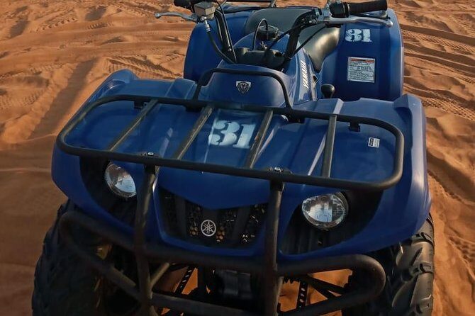 Morning Desert Safari With Quad Biking, Camel Riding and Dune Bashing - Free sand boarding: the fun souvenir is the adrenaline