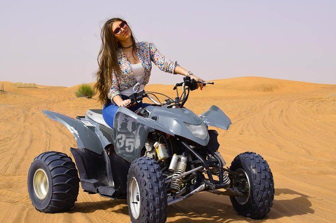Morning Desert Thrill: Dune Bashing, 30min Quad Bike & Camel Ride - Getting to Lahbab Desert: Pickup, Transfer, and Timing