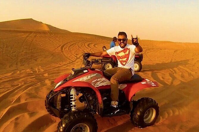 Morning Desert Thrill: Dune Bashing, 30min Quad Bike & Camel Ride - Photography and Local Flavor With Salim