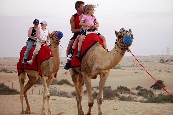 Morning Dubai Desert Safari with Camel Ride & Sand boarding - Hotel Pickup and the 4x4 Land Cruiser Setup
