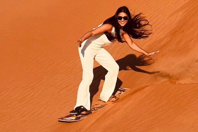 Morning/Evening 4x4 Desert Safari, CamelRide & Sandboarding - First stop: Sahara Amusement and that quick desert reset