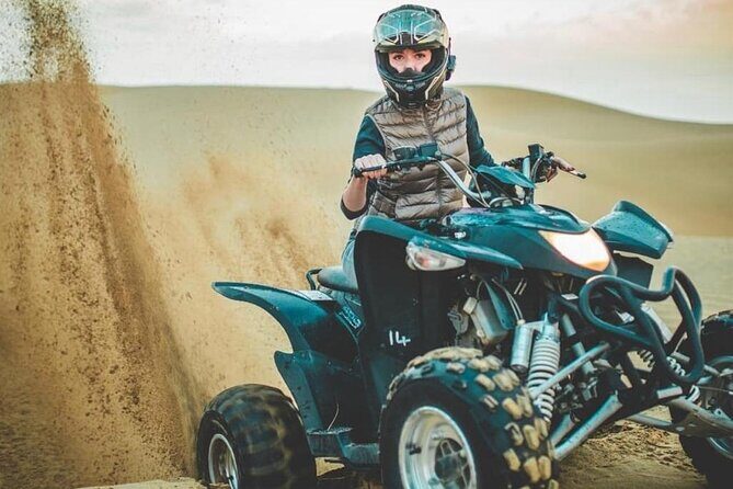 Morning Red Dunes Desert by Quad Bike, Dune Bashing, Camel Ride & Sandboarding - Key Things I’d Plan Around