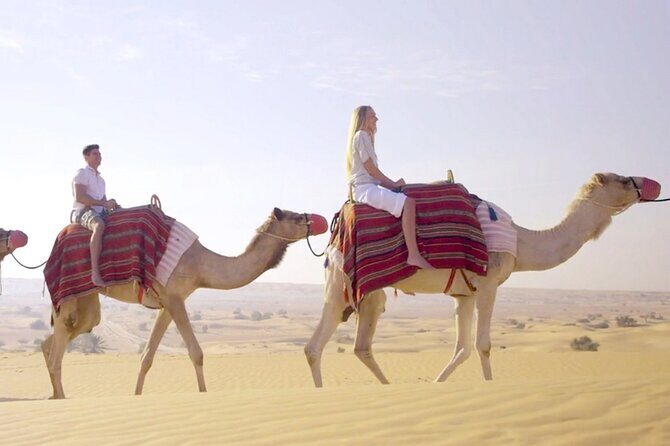 Morning Red Dunes Desert by Quad Bike, Dune Bashing, Camel Ride & Sandboarding - Lahbab Red Dunes: Exploration Before the Action