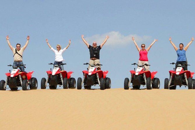 Morning Red Dunes Desert by Quad Bike, Dune Bashing, Camel Ride & Sandboarding - Pickup, Timing, and What a Four-Hour Morning Actually Means