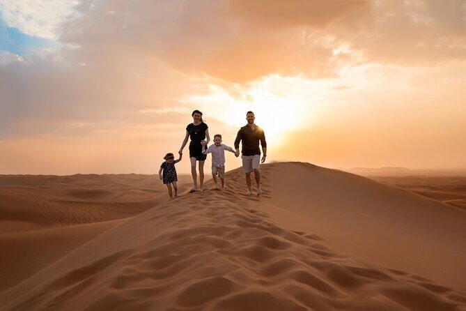 Morning Red Sand Desert Safari with Camel Ride & Sand Boarding - Camel ride: brief by design, still fun