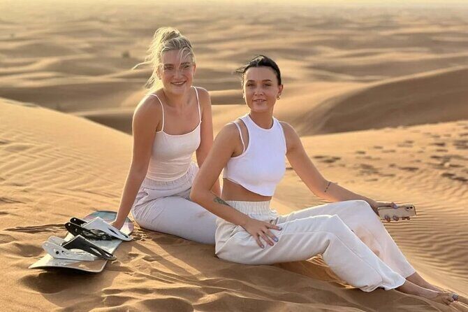 Morning Red Sand Desert Safari with Camel Ride & Sand Boarding - The 35–45 minute dune bashing segment you’ll remember