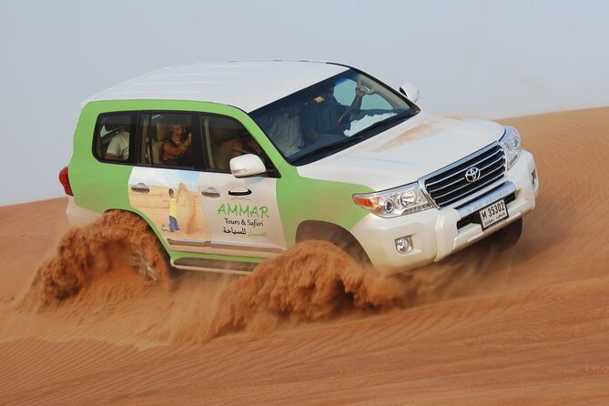 Morning Safari by 4x4 from Dubai with Sand Boarding - Dune Bashing in a Land Cruiser Style 4x4