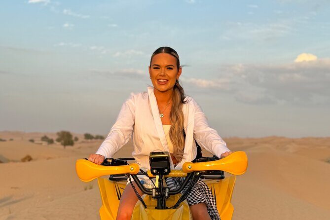 Morning Safari Dune Bashing ATV Bikes Camel Ride Sandboarding - Key highlights at a glance