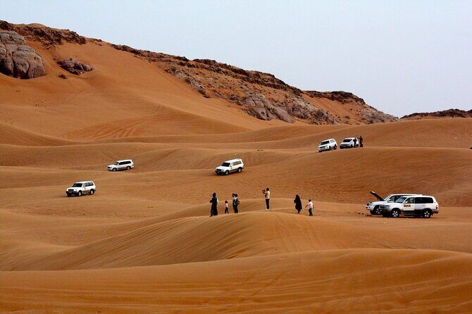 Morning Thrilling Dune bashing , Send Boarding & Camel ride - Dune Bashing in a 4x4: The Main Event You Actually Came For