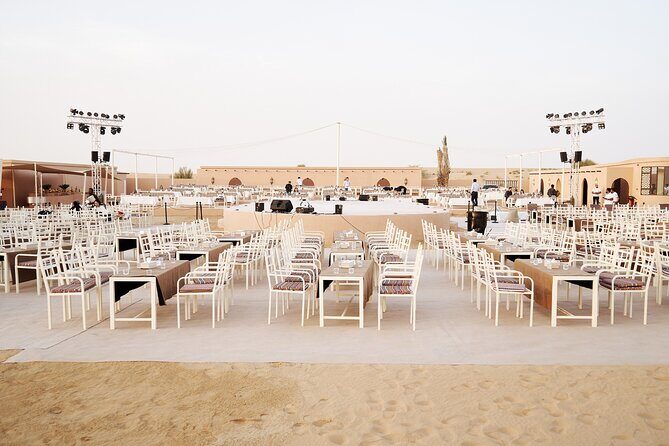 Noble Camp With Exclusive Shows Gourmet Dinner And Quad Bikes ATV - A 6.5-Hour Desert Day With Quad Bikes, Dune Bashing, and Noble Fire