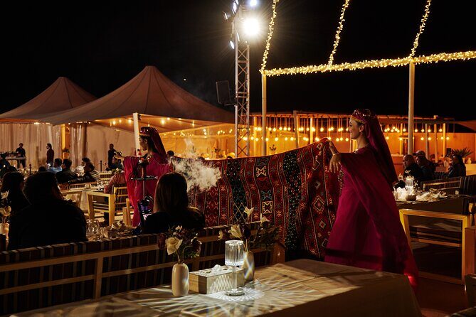 Noble Camp With Exclusive Shows Gourmet Dinner And Quad Bikes ATV - Dune Bashing in a 4x4: The 45-Minute Rollercoaster