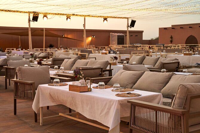 Noble Evening Desert Safari & Dinner Private Car Up to 6 Guests - The show lineup: Saïdi, Dabka, belly dance, singer, and a fire finale