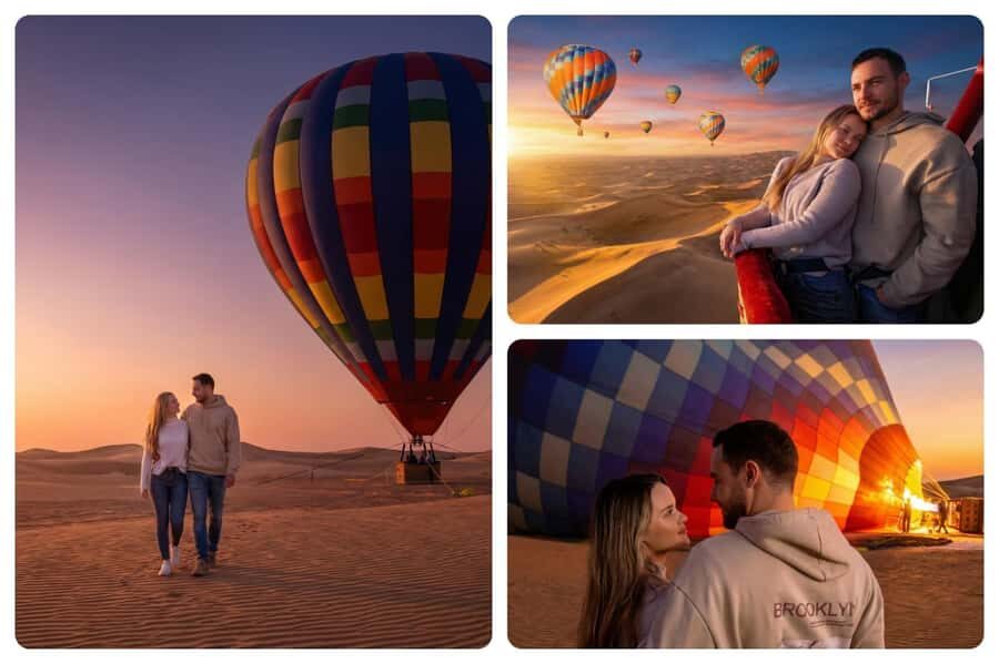 Noble Life Sunrise Hot Air Balloon Ride Over Dubai Desert - Key things to know before you go