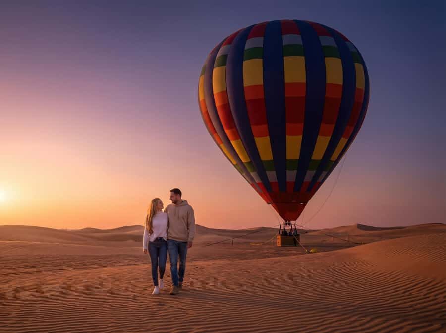 Noble Life Sunrise Hot Air Balloon Ride Over Dubai Desert - Inflation Time on the Ground: The Part Most People Underestimate