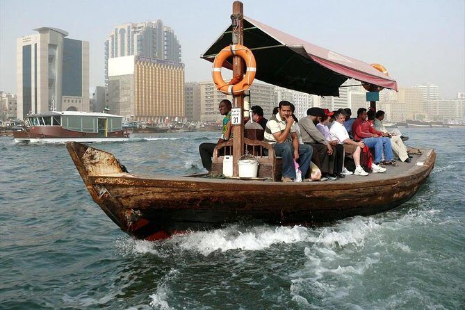 Old Dubai Gold Souk and Water Taxi - Abra Ride Across Dubai Creek to Spice Market and Gold Souk