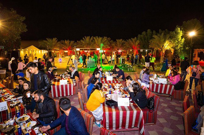 Over Night Royal Vision Camp BBQ Dinner, DOME TENTS, sleeping bags, breakfast - Belly dance, Tanoura, and fire show: the entertainment arc